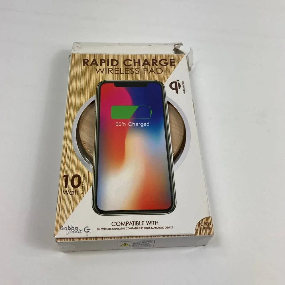 4/$25 NWT Gabba Goods Rapid Charge Wireless Pad